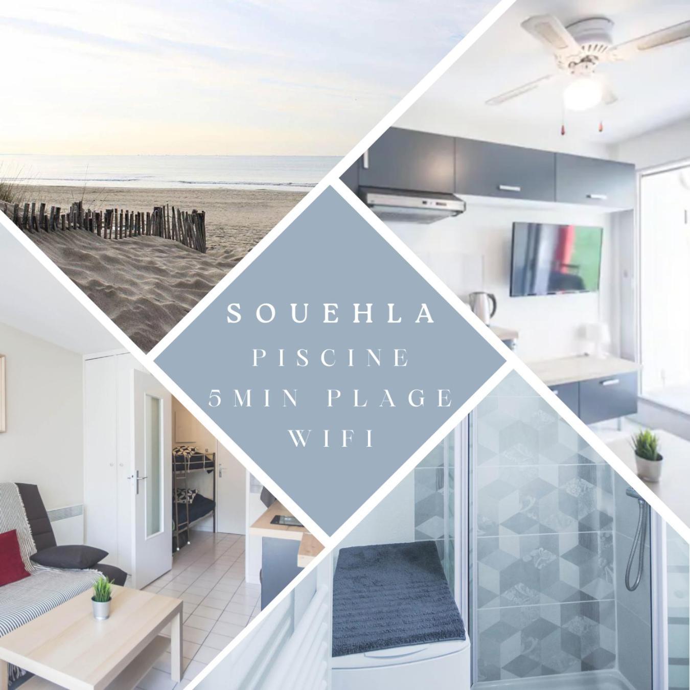 Le Souehla Appart - Piscine Wifi Parking Residence Les Sables D'Or - La Grande Motte 拉格朗德默特 外观 照片